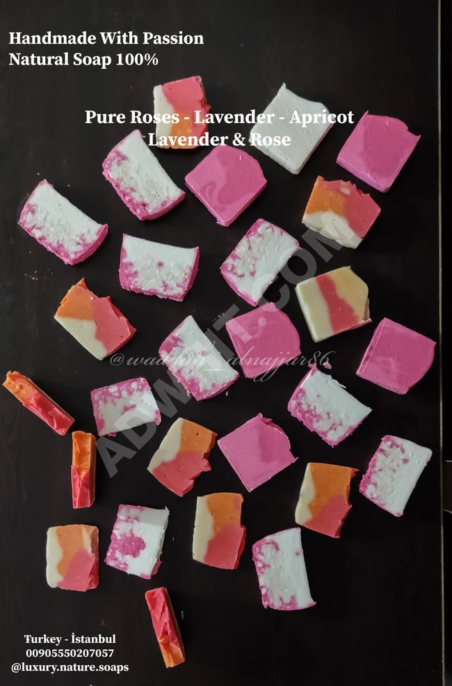 صابون الورد الطبيعي صناعة يدوية تركيا اسطنبول 