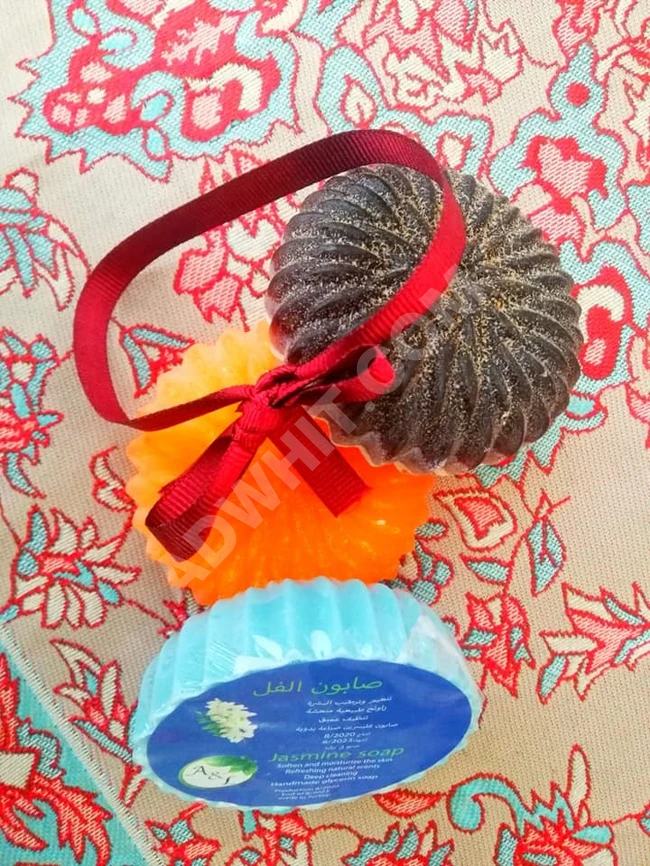 صابون طبيعي صناعه يدويه للشحن والتصدير 
