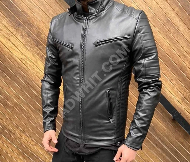 جاكيت جلد رجالي