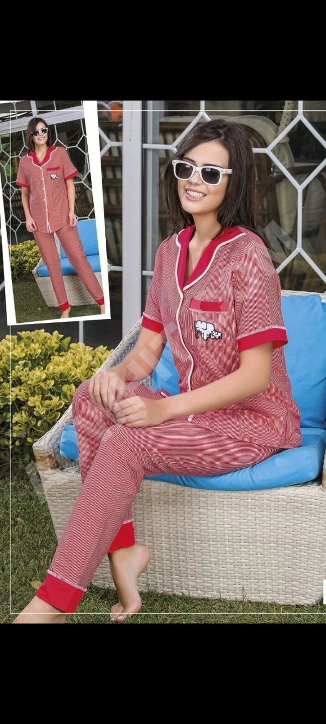 طقم بيجاما قطن