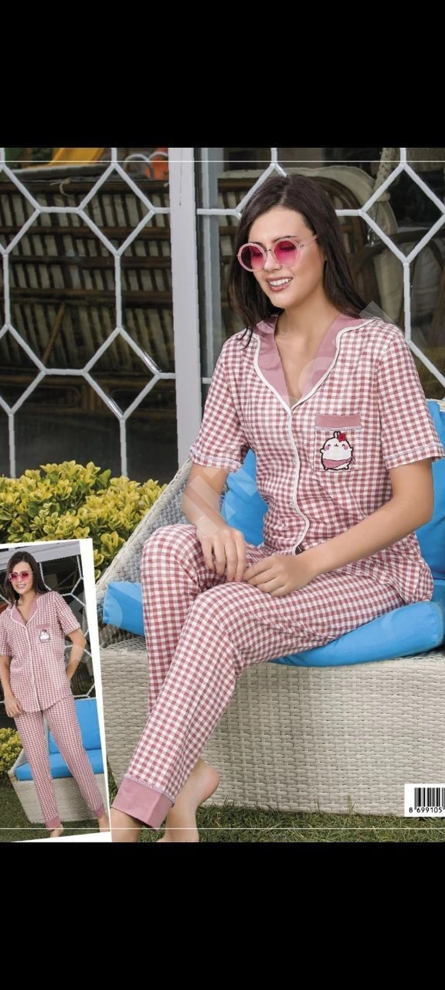 طقم بيجاما قطن