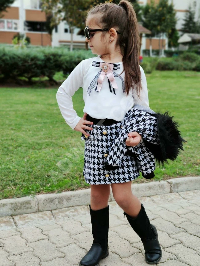 طقم بناتي شتوي 