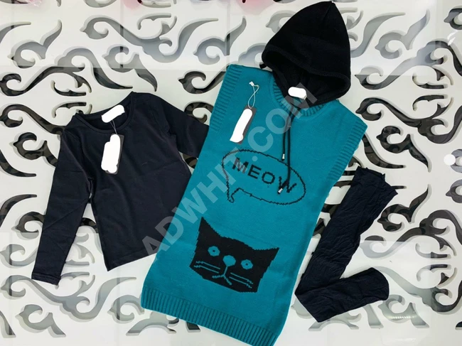 طقم بناتي شتوي 