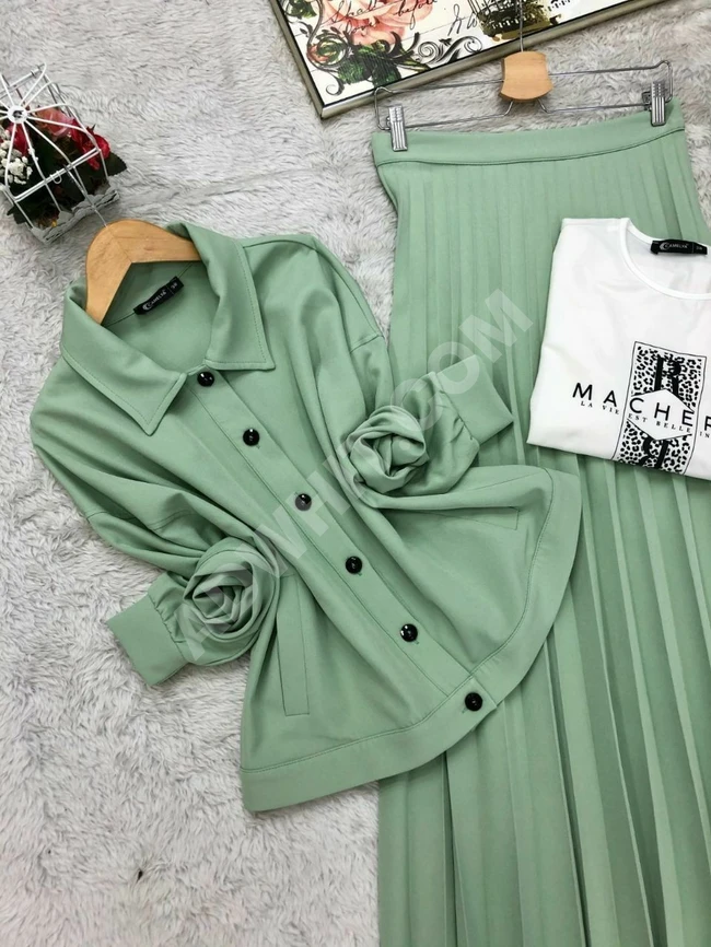 طقم نسائي قطن