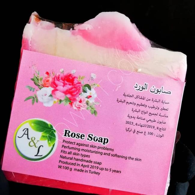 صابونة الورد rose soap