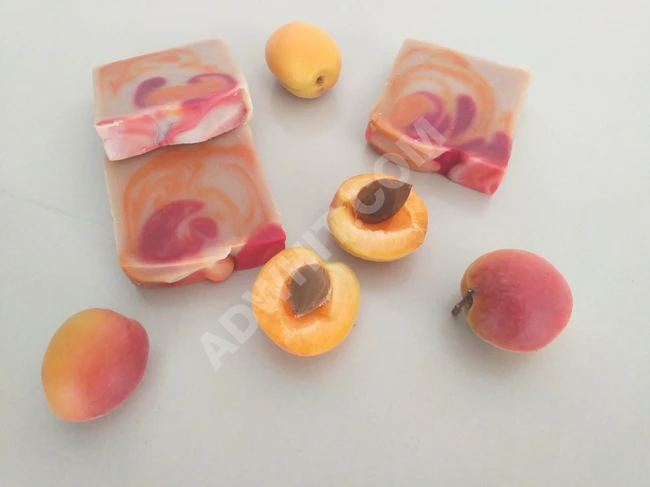 صابون طبيعي - صابون المشمش .