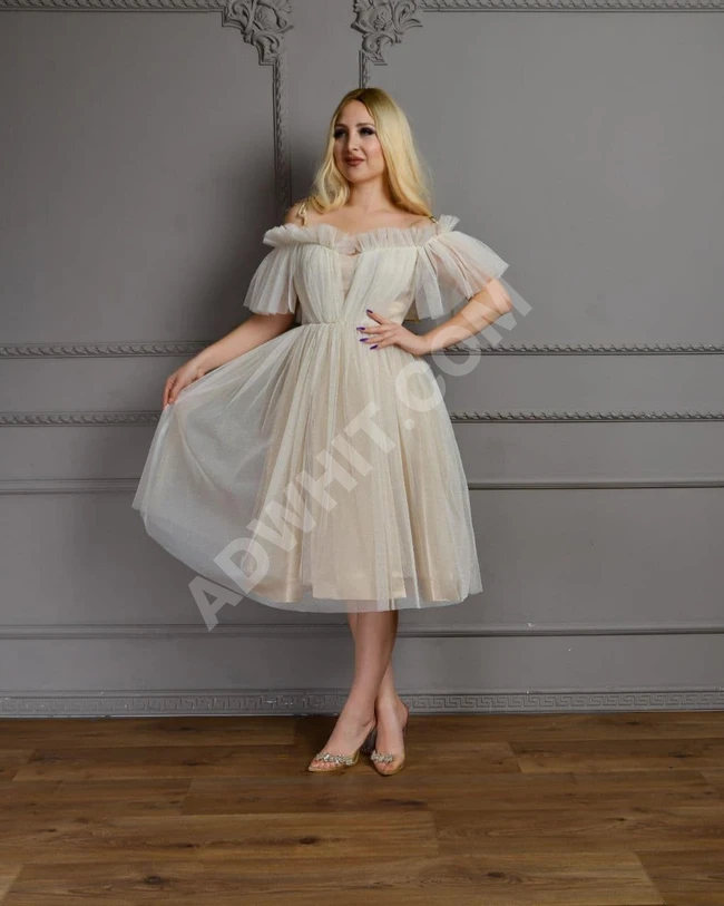 فستان سهرة قصير