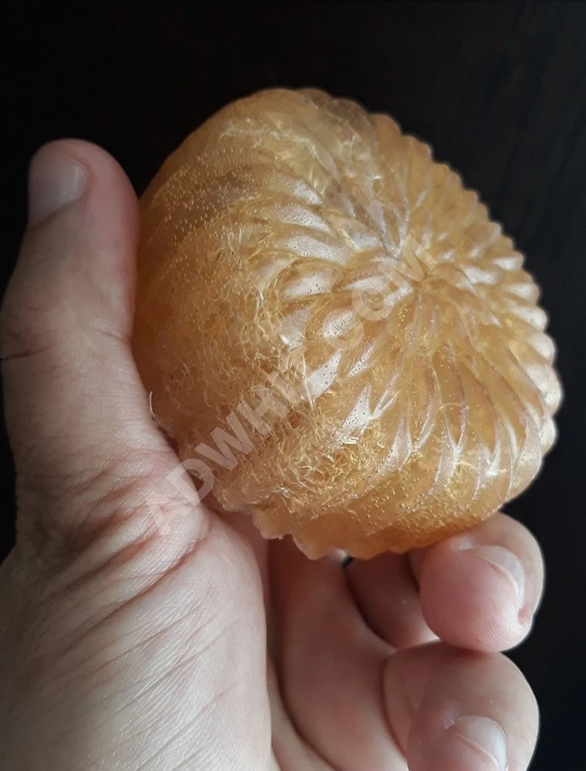 صابونة جليسيرين زيت الزيتون بالليف الطبيعي.