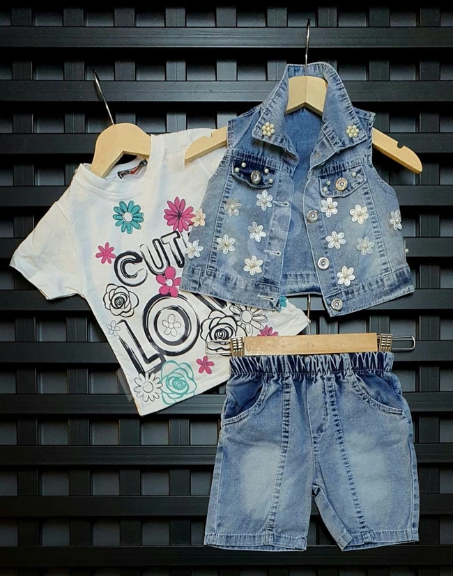 طقم بناتي صيفي