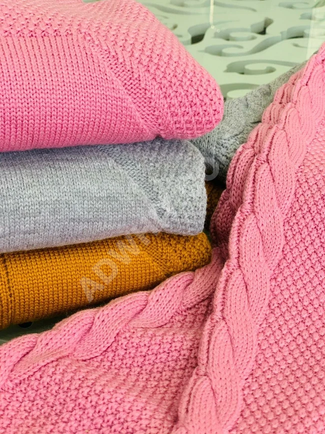 طقم صوف بناتي 