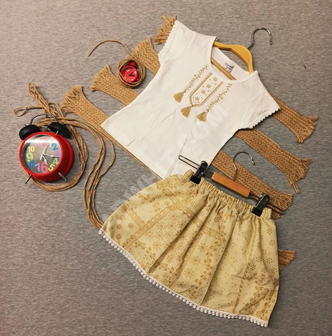 تنورة بناتي اربع الوان جميلة 