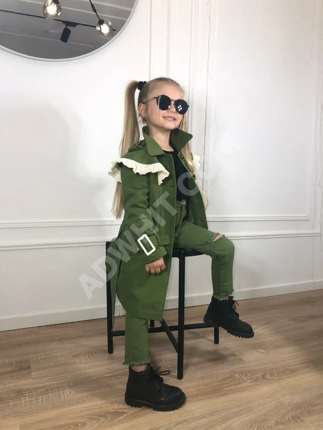 طقم بناتي شتوي