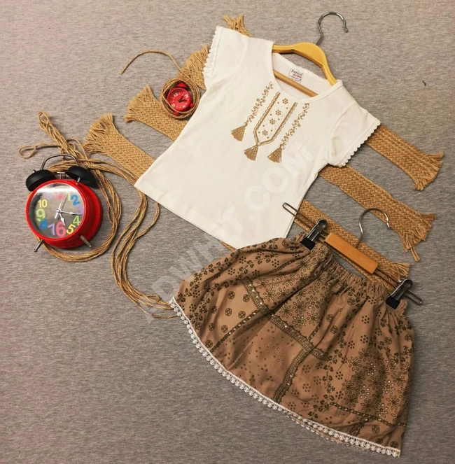 تنورة بناتي اربع الوان جميلة 