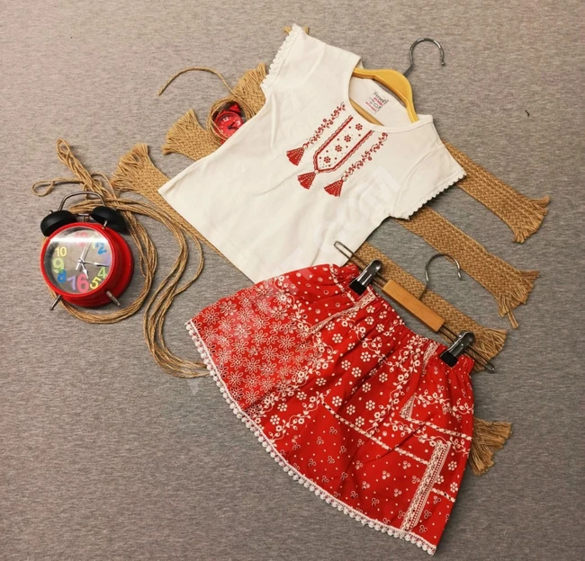 تنورة بناتي اربع الوان جميلة 