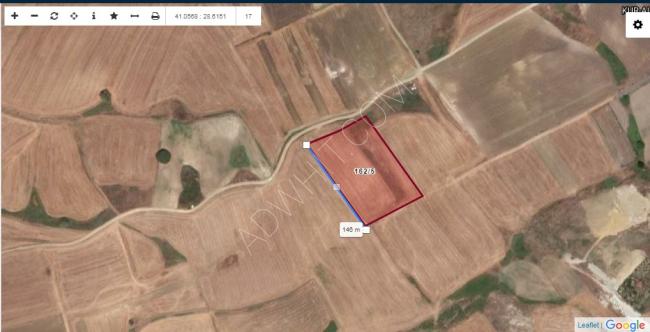 HT-1428 أرض للبيع في منطقة الفيلات في بيوك تشكمجه ومناسبة للجنسية