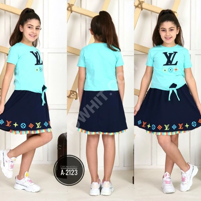 طقم بناتي صيفي