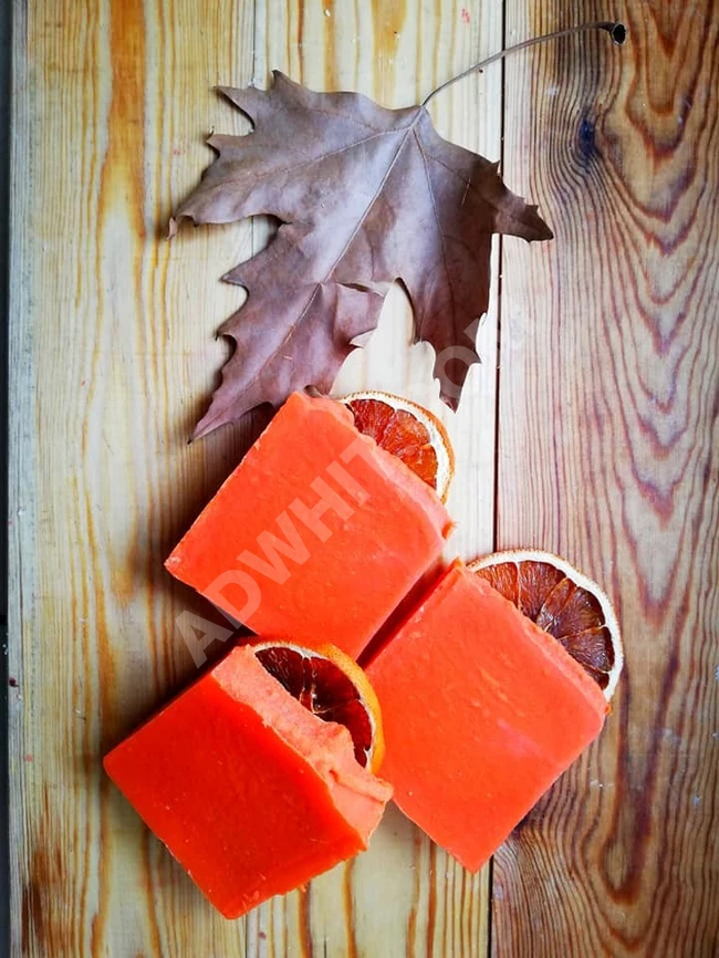 صابون برتقال طبيعي للعناية بالبشره