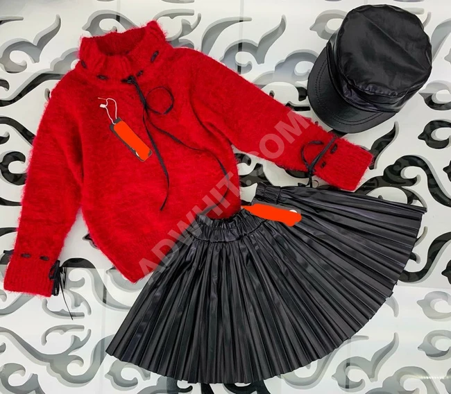 طقم بناتي شتوي 
