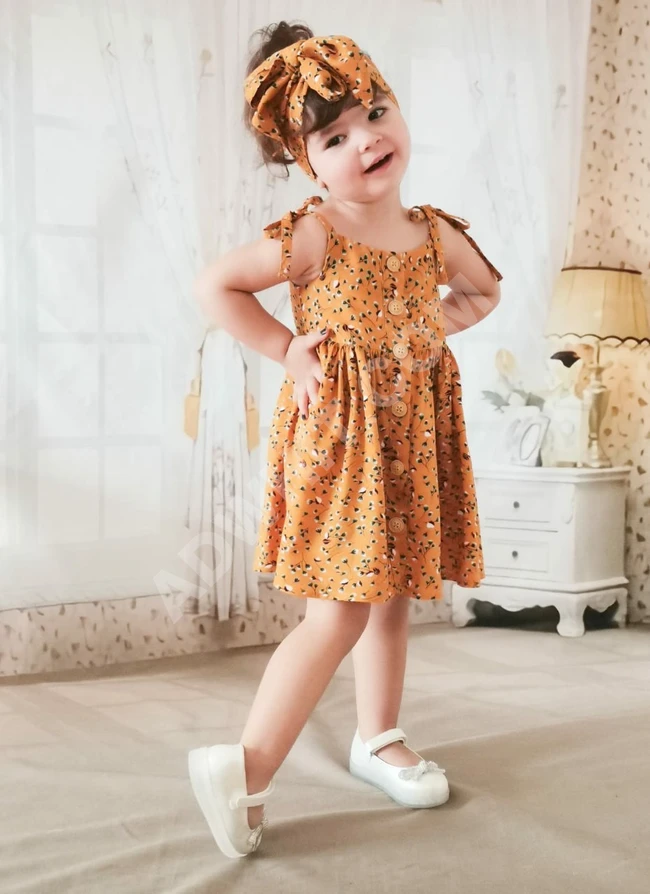 فستان بناتي صيفي