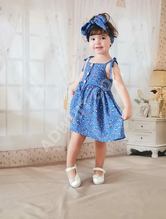 فستان بناتي صيفي