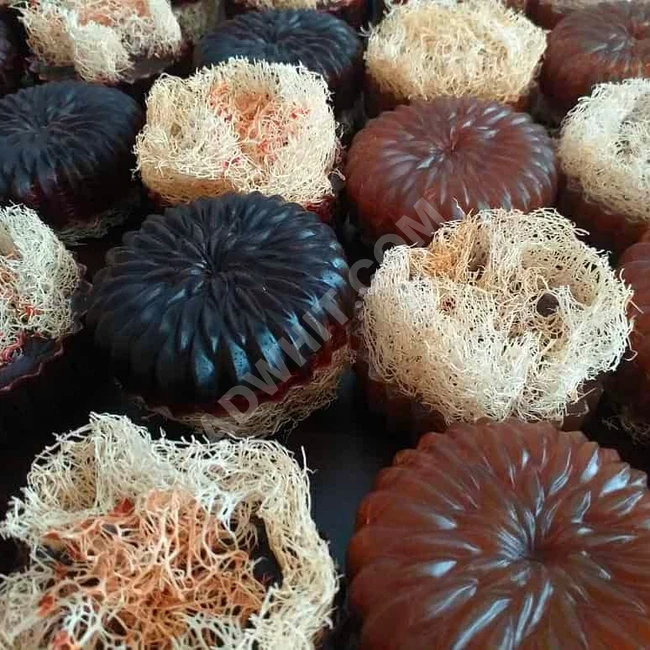 صابون المسك الأسود و' صابون العنبر بالليف الطبيعي. 