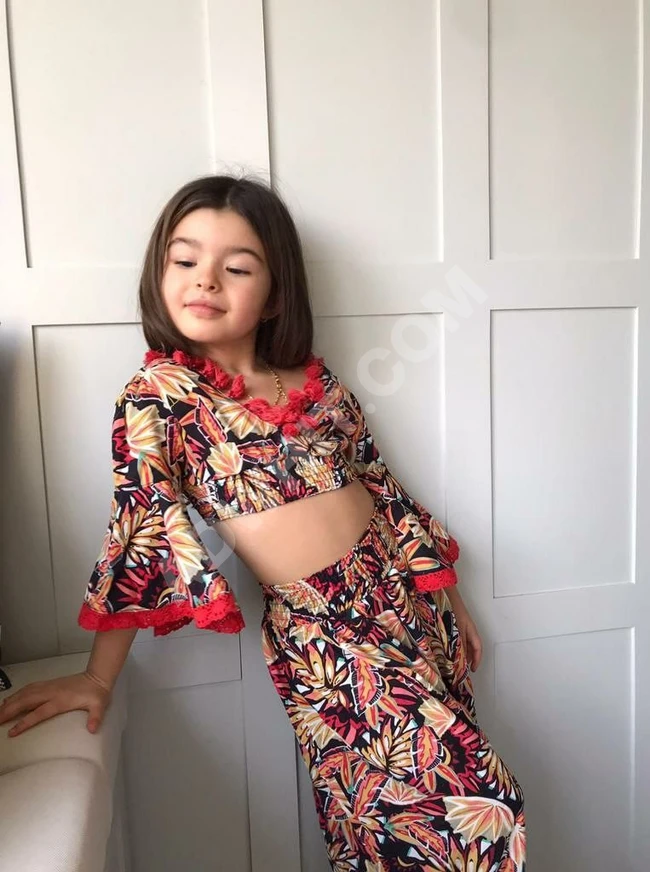 طقم بناتي قطعتين