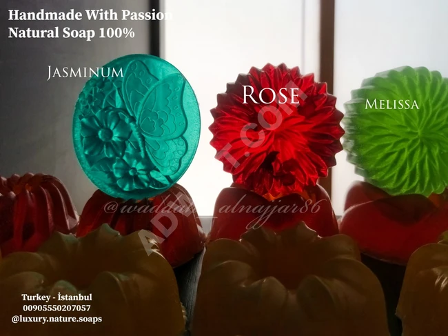 صابون الجلسرين للبشرة و محاربة الرؤوس السوداء صناعة يدوية 