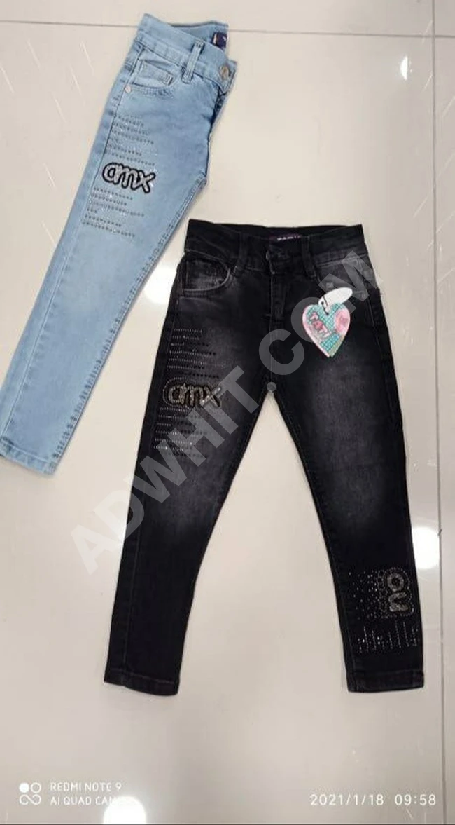 بنطال جينز بناتي