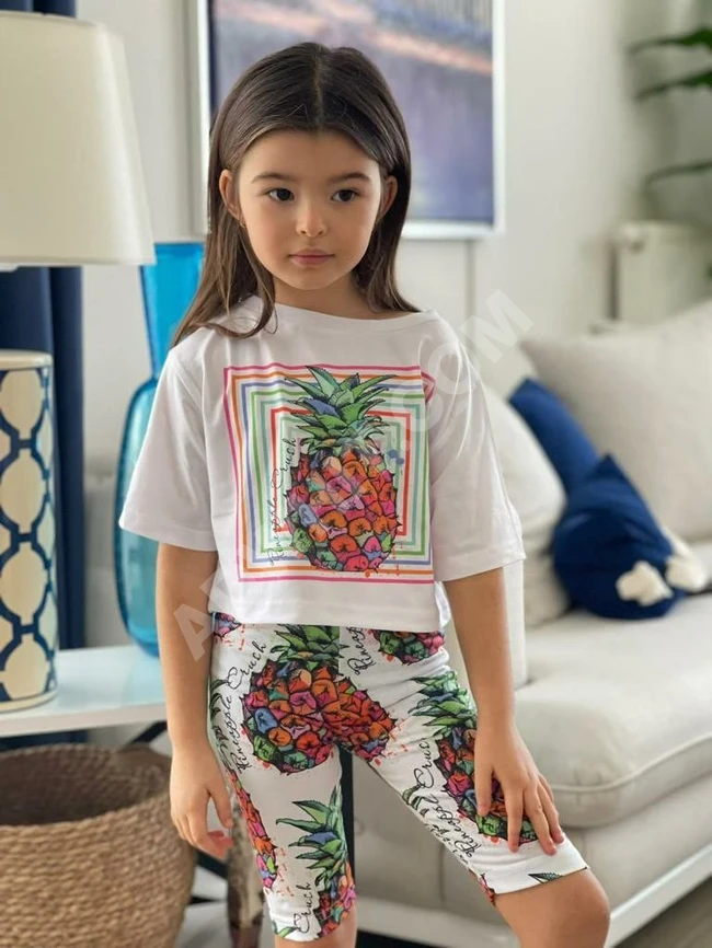 طقم بناتي صيفي 