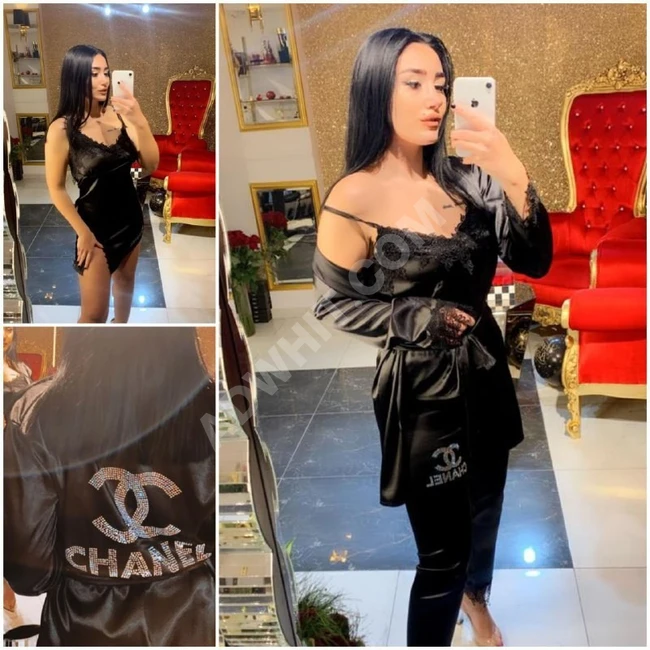 بيجاما نسائية ساتان 