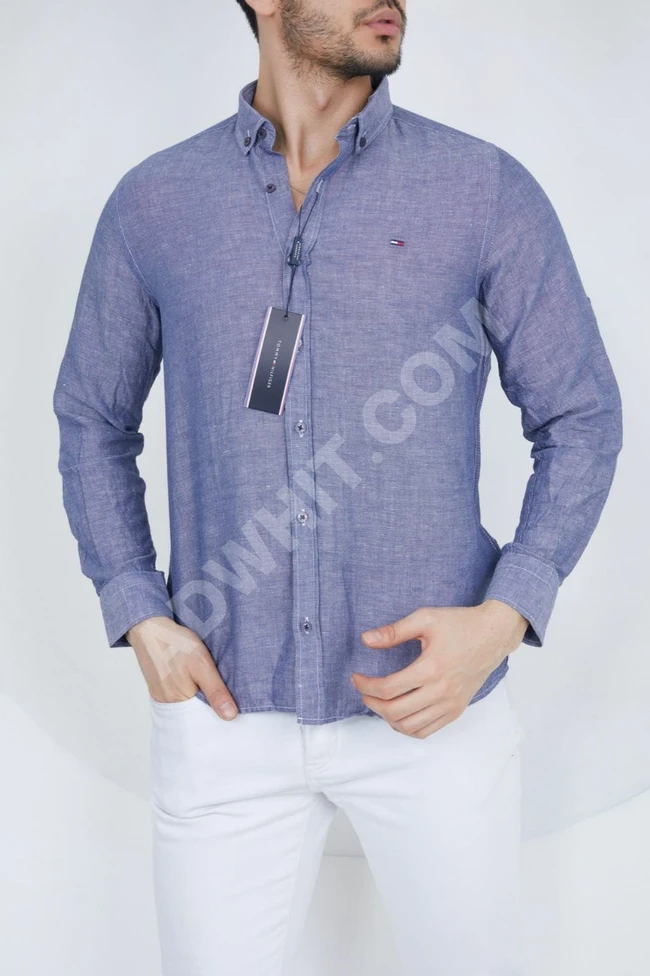 قميص رجالي بألوان متعددة 