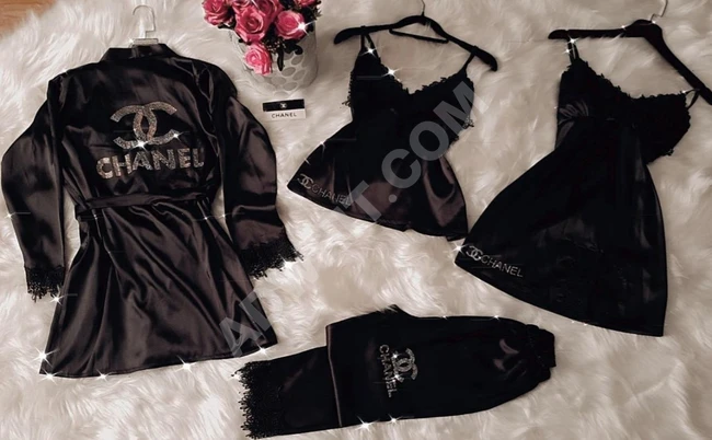 بيجاما نسائية ساتان 