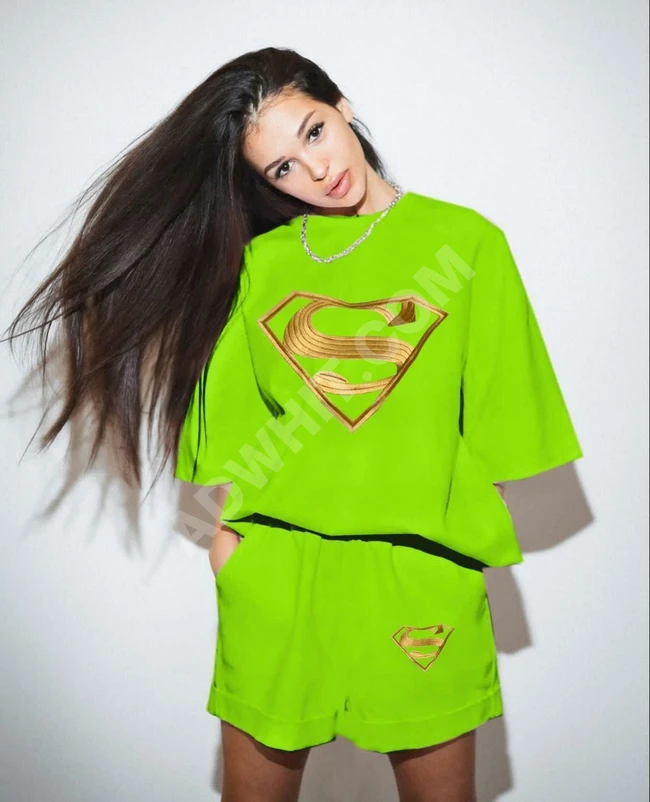 بيجاما شورت نسائية بألوان واضحة