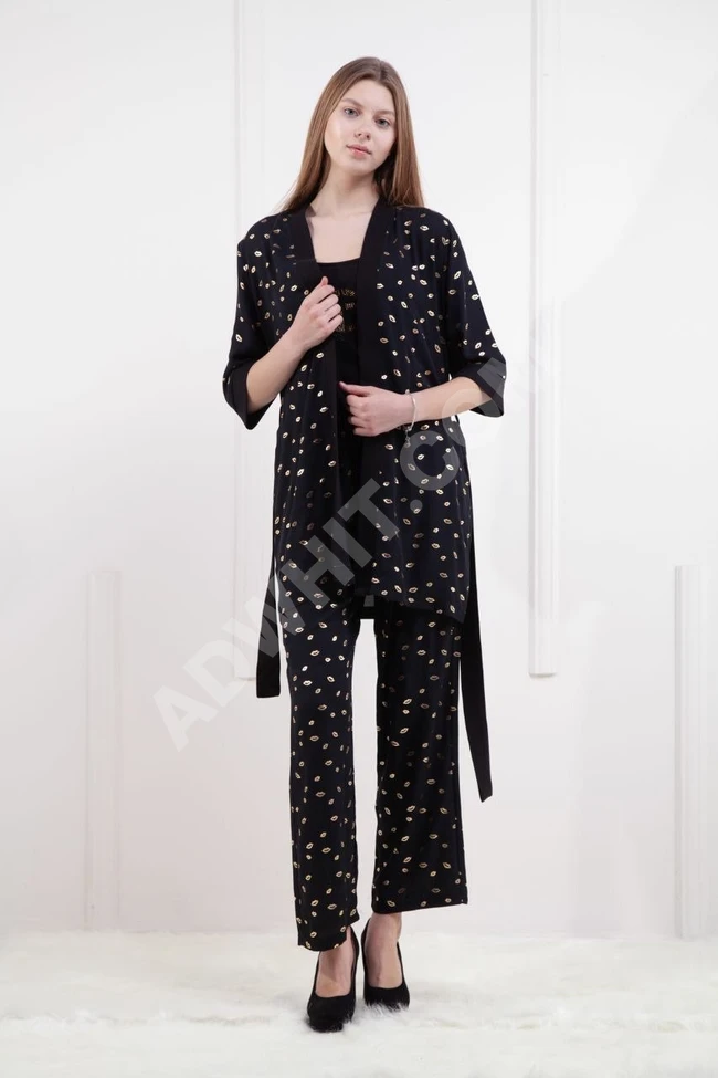 بيجاما نسائية ثلاث قطع