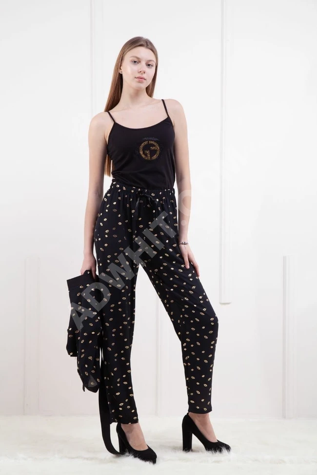 بيجاما نسائية ثلاث قطع