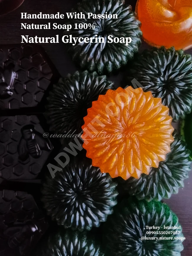 صابون طبيعي صابون الجليسرين الشفاف صناعة يدوية تركيا اسطنبول