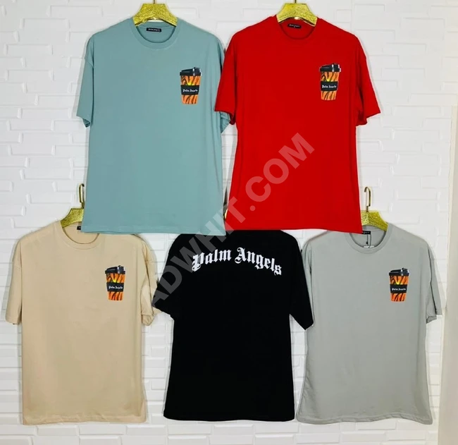 تيشرت رجالي صيفي بأشكال مختلفة 