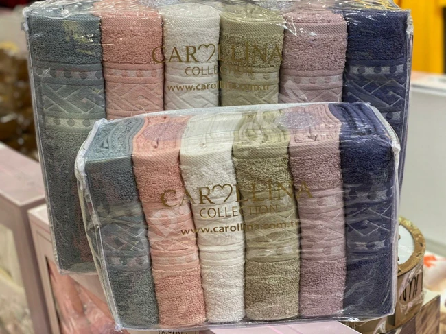 بشكير حمام نسائي 6 قطع