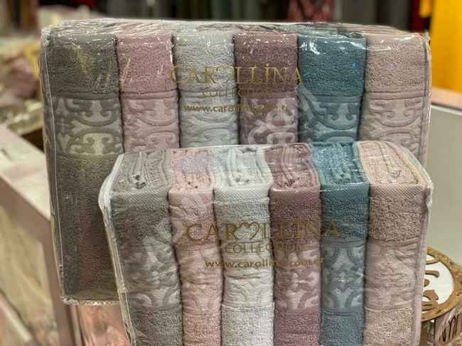 بشكير حمام نسائي 6 قطع