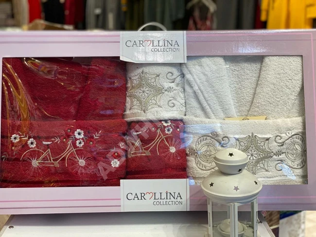 برنص حمام نسائي 10 قطع