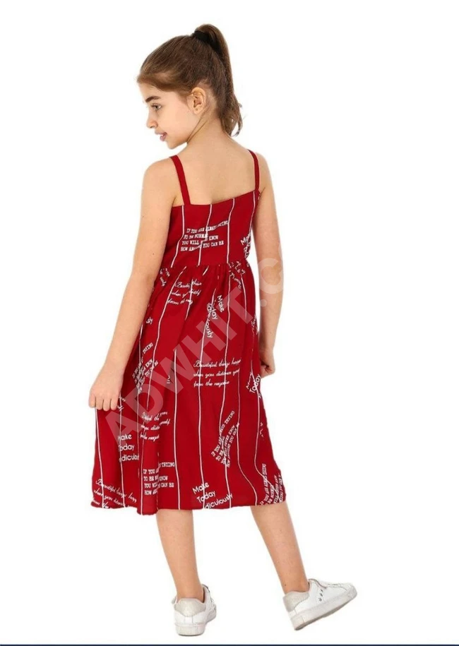 فستان بناتي صيفي طويل