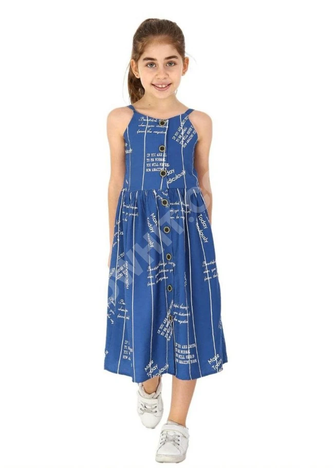 فستان بناتي صيفي طويل