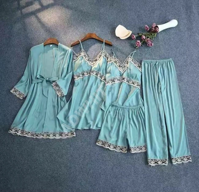 بيجاما نوم خمس قطع نسائي 