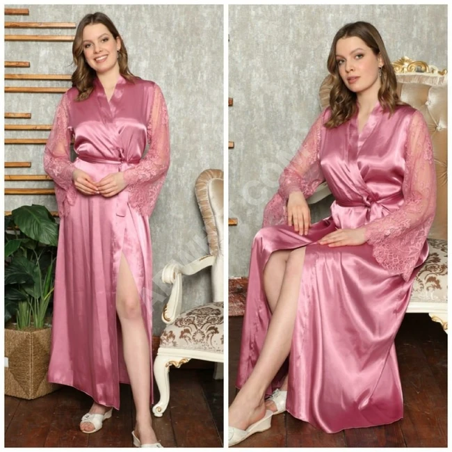 كيمونو ساتان حرير نسائي 