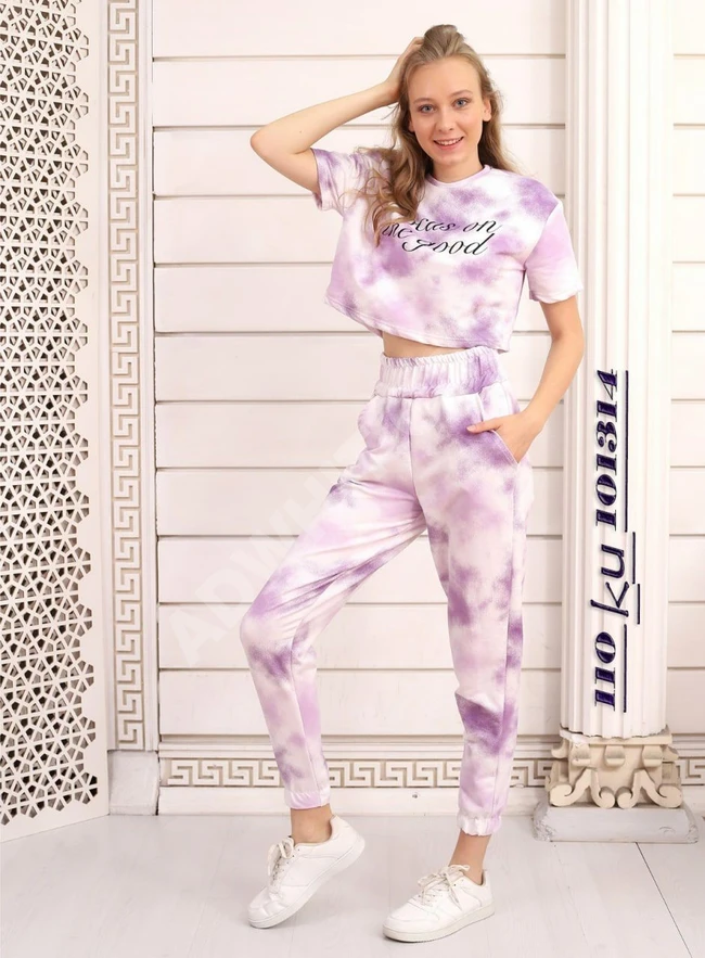 بيجاما نسائية صيفي بألوان هادئة