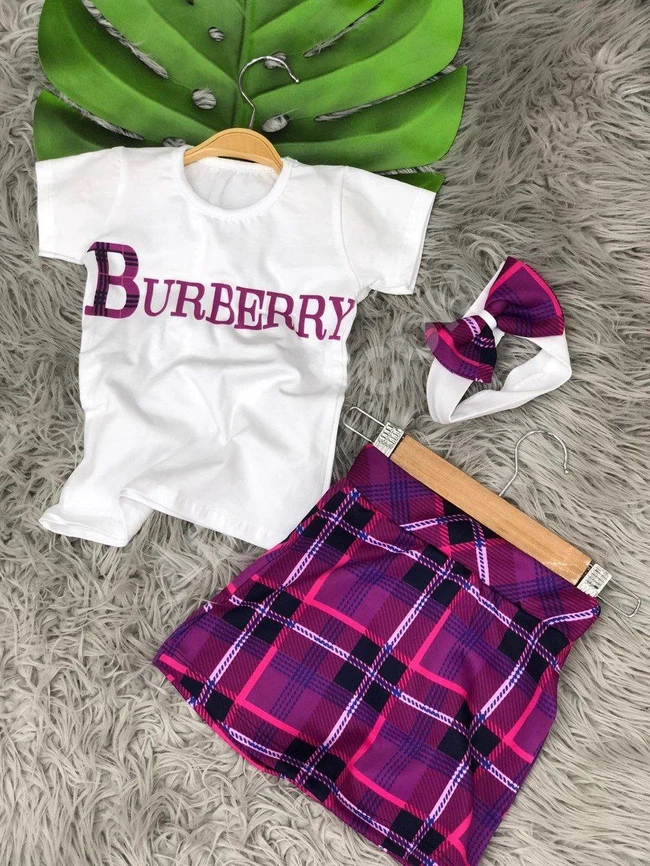 طقم بناتي ثلاث قطع 