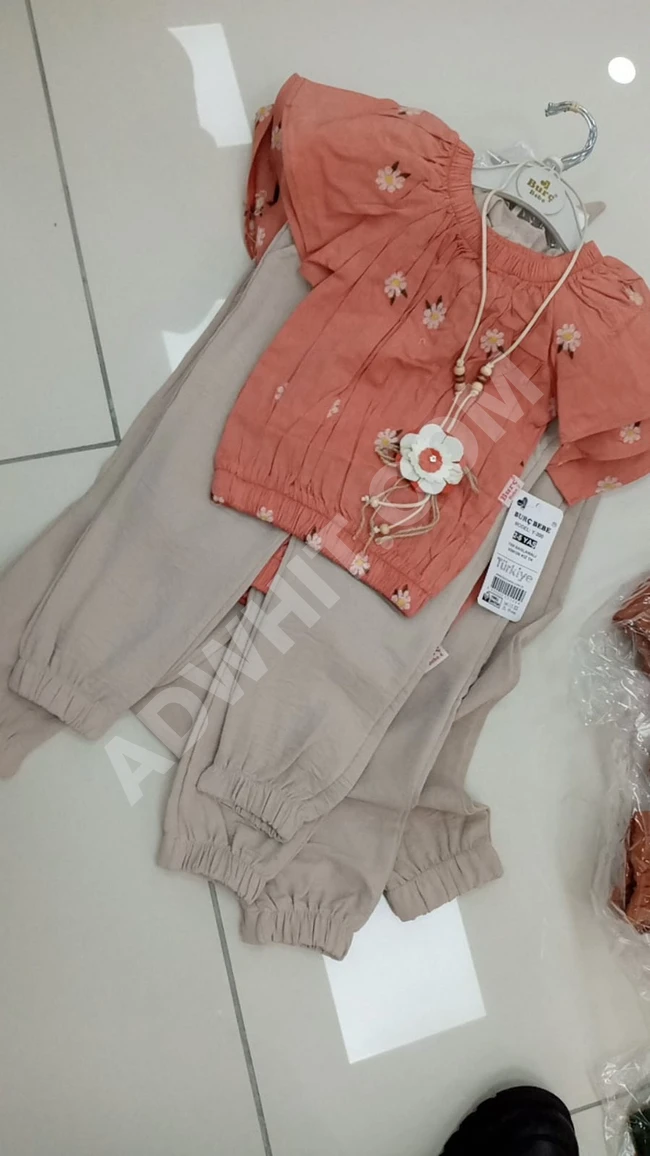 طقم بناتي صيفي