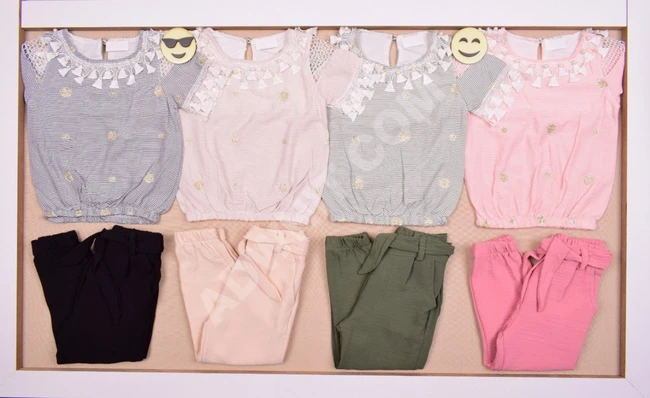 طقم بناتي صيفي