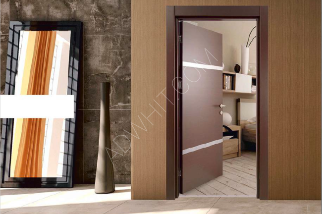 Wooden Doors - ابواب خشب قشرة PVC