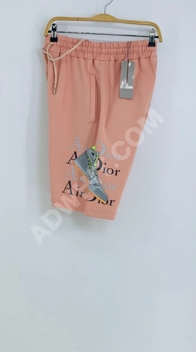 شورت قطني رجالي بألوان مختلفة